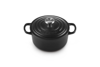 Cocotte Le Creuset Noire 28 Cm – Ronde – Collection Plume – Induction – Occasion