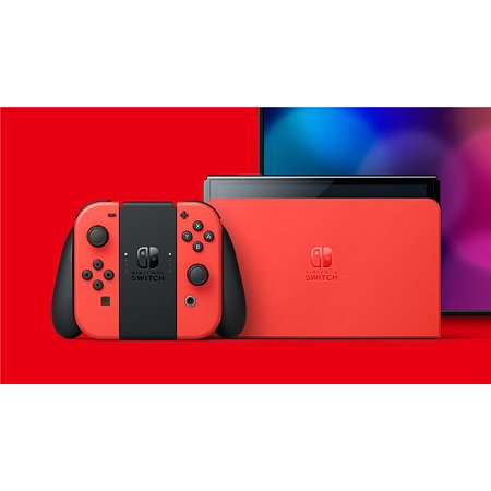 Console Nintendo Switch - Modèle OLED Edition Mario (rouge) (SWITCH) au ...