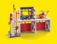 caserne playmobil pompier