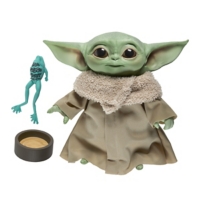 Star Wars The Mandalorian Figurine Peluche Electronique The Child Bebe Yoda De Cm Lucas Licensing Ltd Au Meilleur Prix E Leclerc