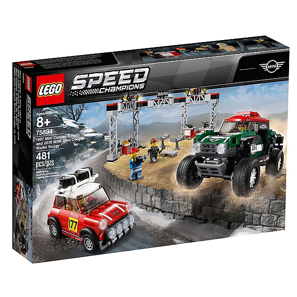 Lego Speed Champions Mini Cooper S Rally 1967 Et Mini John Cooper Works Buggy 2018 75894