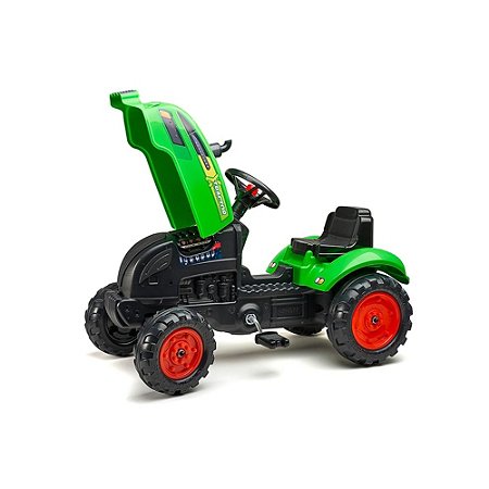 multifunctioneel Observeer Giet Tracteur pour enfant à pédales avec capot ouvrant et remorque X Tractor au  meilleur prix | E.Leclerc