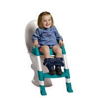 Reducteur Wc Kiddyloo Emeraude Blanc Casse Thermobaby Maison Et Loisirs E Leclerc