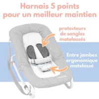 Transat Balancelle Bebe Avec Arche De Jeux Bambisol Maison Et Loisirs E Leclerc