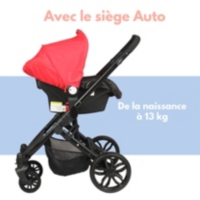 Poussette Landau Combine Duo Avec Siege Auto Gr0 Bambisol Maison Et Loisirs E Leclerc