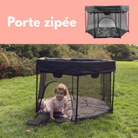 Parc Pliant Zipzap Noir Bambisol Maison Et Loisirs E Leclerc