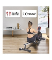 Rameur Mag Clipper Rs Care Fitness Maison Et Loisirs E Leclerc