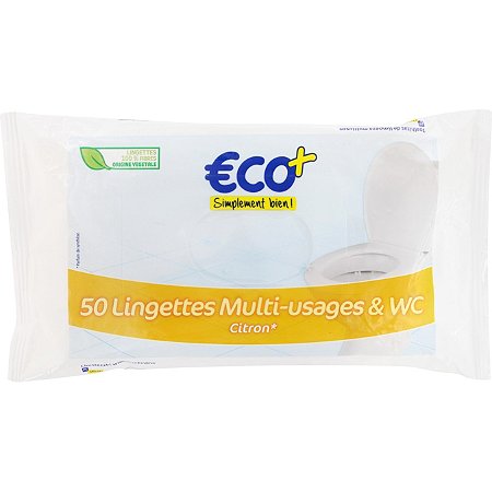 Lingette multi surface citron x50 - ECO + au meilleur prix