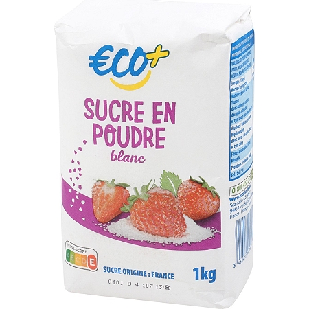 Sucre En Poudre Blanc Sachet 1 Kg Au Meilleur Prix E Leclerc