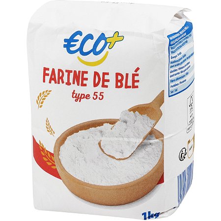 Farine de blé T55 - 1kg - ECO + au meilleur prix