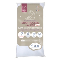 P Tit Lit Protege Matelas Bebe 2 En 1 Alese Drap Housse 70x140 Cm Impermeable 100 Coton Souple Et Silencieux Respirant Oeko Tex Au Meilleur Prix E Leclerc