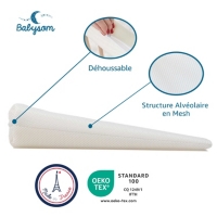 Babysom Plan Incline Ventile 60x35 Cm Inclinateur 15 Limite Les Reflux Et Les Regurgitations Dehoussable Oeko Tex Fabrication Francais Au Meilleur Prix E Leclerc