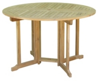 Table De Jardin Ronde En Teck Pliante Maison Et Loisirs E Leclerc