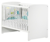 Lit Bebe 60 X 1 Cm Basic Blanc Maison Et Loisirs E Leclerc