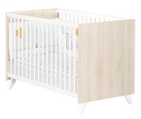 Lit Bebe 1x60 Avec Sommier Reglable Scandi Naturel Maison Et Loisirs E Leclerc