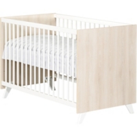 Lit Bebe 1x60 Avec Sommier Reglable Scandi Naturel Maison Et Loisirs E Leclerc