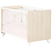 Lit Bebe 1x60 Avec Sommier Reglable Scandi Naturel Maison Et Loisirs E Leclerc