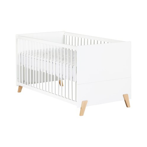 Lit bébé évolutif 140x70 avec pieds bois - Little Big Bed JOY NATUREL