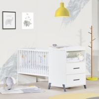 Lit Combine Evolutif 1x60 En 90x190 Joy Gris Maison Et Loisirs E Leclerc