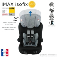 Siege Auto Isofix Imax Luxe Gpe 1 2 3 Bleu Maison Et Loisirs E Leclerc