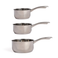 Set De 3 Casseroles Napoléon Impérial – Compatibles Induction – Inox