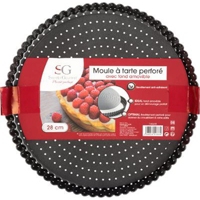 Moule A Tarte En Metal Amovible 28cm Gris Au Meilleur Prix E Leclerc