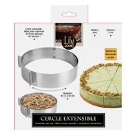 Cercle De Patisserie Extensible 15 30cm Argent Au Meilleur Prix E Leclerc
