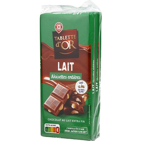 Tablette de chocolat Lait Extra Fin Lindt 3x100g sur