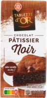 Chocolat pâtissier noir 52% Dessert - BOUQUET D'OR - Carton de20 unités