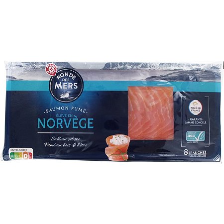 Le Saumon fumé de Norvège 8 Tranches - mon-marché.fr