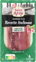 jambon cru italien 6 tranches - 100 g - SAINT-AZAY