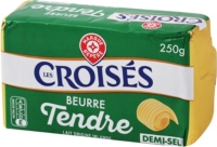 Beurre tendre 1/2 sel 80% Mat.Gr - 250G - LES CROISES