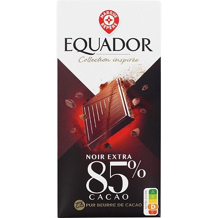 Chocolat Noir 85% De Cacao - 100 g - EQUADOR