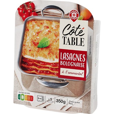 Plat à lasagnes individuel Toulouse - Ensemble à table