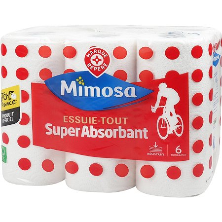 Leclerc : 96 rouleaux de papier toilette Mimosa à 12,64 €