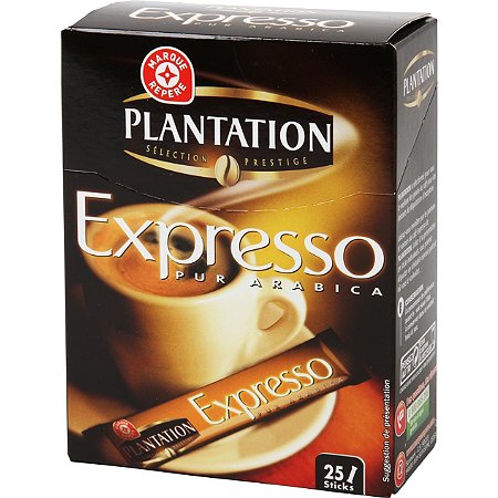 Café soluble atomisé espresso stick x 25 - 45 g - PLANTATION