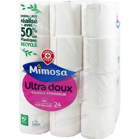 Papier Toilette Humide Sensitive - Mimosa - Leclerc Marque Repère