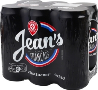 Cola zero - 6x33cl - JEAN'S au meilleur prix | E.Leclerc