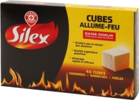 Maxi cubes allume-feu 100% naturel x72 - SILEX au meilleur prix