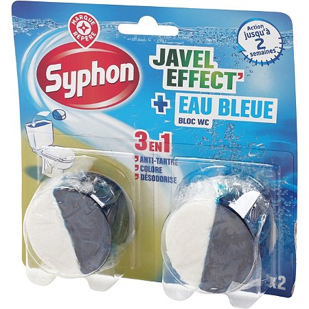 Blocs wc javel eau bleue 3en1 x2 - SYPHON au meilleur prix