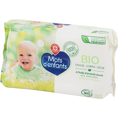 Lingettes bébé sensitives x63 - MOTS D'ENFANTS au meilleur prix