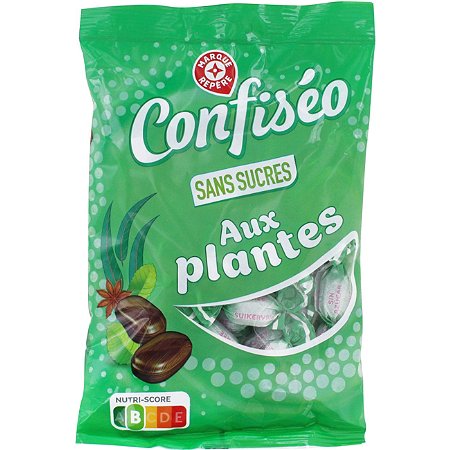 Bonbons sans sucres aux plantes - 150 g - CONFISEO