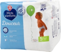 Change bébé - MOTS D'ENFANTS - Nouveau né - T1 - 2/5kg - x23