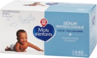 Serum Physiologique Unidoses 40 X 5 Ml Mots D Enfants Au Meilleur Prix E Leclerc
