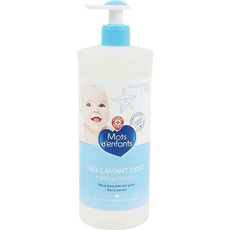 gel lavant bébé corps et cheveux - 750 ml - MOTS D'ENFANTS