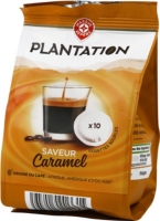 Dosettes de café souples saveur caramel x 10 - 70 g - PLANTATION au  meilleur prix