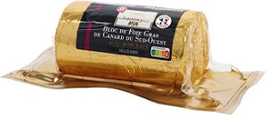 MARQUIS D ALEZAC Bloc de foie gras de canard avec morceaux halal
