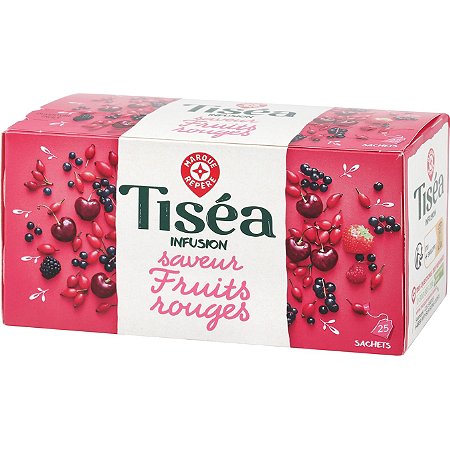 Infusion fruits rouges 25 sachets - 40 g - TISEA