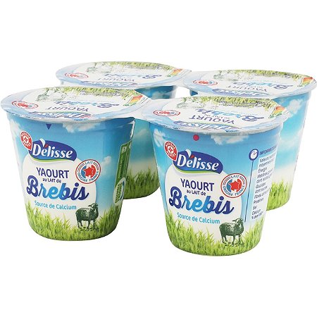 Yaourt au lait de brebis - 4 x 125 g - DELISSE