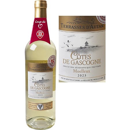 Côtes de Gascogne: vin blanc moelleux 75cl
